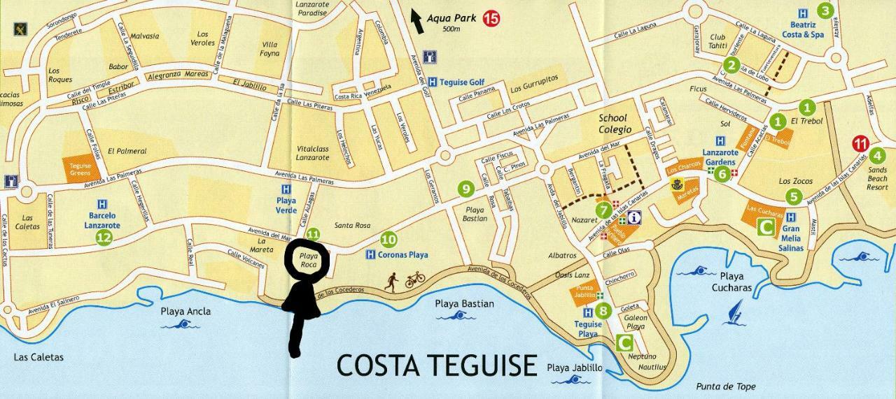 Beautiful Studio On The Seafront Costa Teguise Extérieur photo